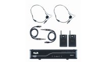 UHF Wireless Dual Bodypack Microphone System K/L Frequency Band