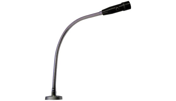 19” Omnidirectional Gooseneck Dynamic Microphone, Chrome