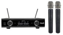 Digital Wireless Dual Handheld Microphone System with D38 Capsule AI Frequency Band
