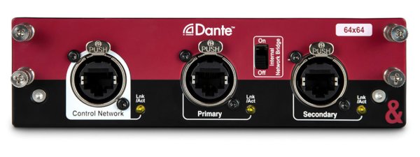 64-Channel 96kHz Dante Module