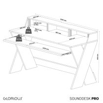 Glorious Sound Desk Pro Walnut