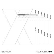 Glorious Sound Desk Pro White