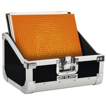 80 Record Case Black