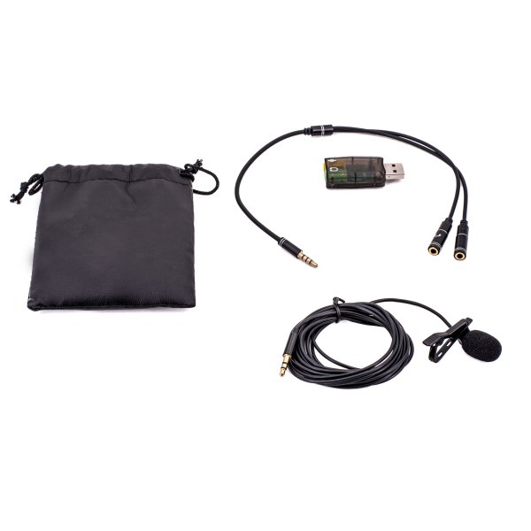 Podmaster LavMAX Professional Miniature Condenser Podcast / Streaming Lavalier Microphone