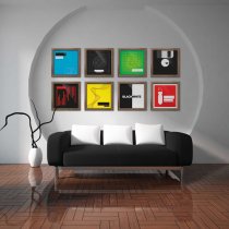 Vinyl Frame Set (Rosewood)