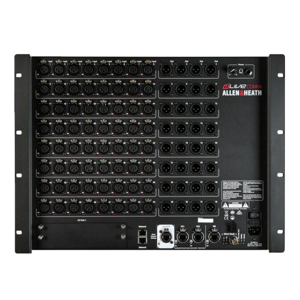 DLive CDM64 RUFX MixRack Stage Box