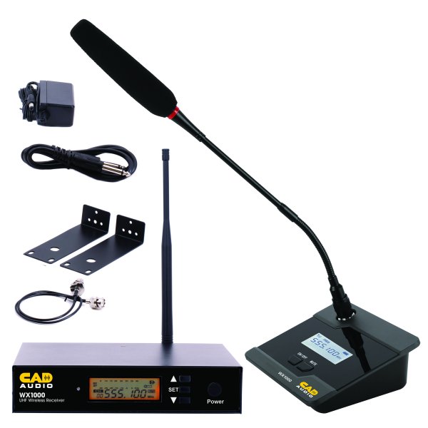 Wireless Gooseneck Microphone System (550 to 590 MHz)